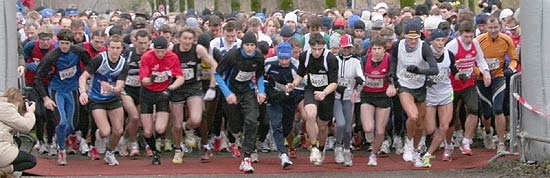 tart des 24. Silvesterlauf München am 31.12.2007 um 12.00 Uhr (Foto: Martin Schmitz)